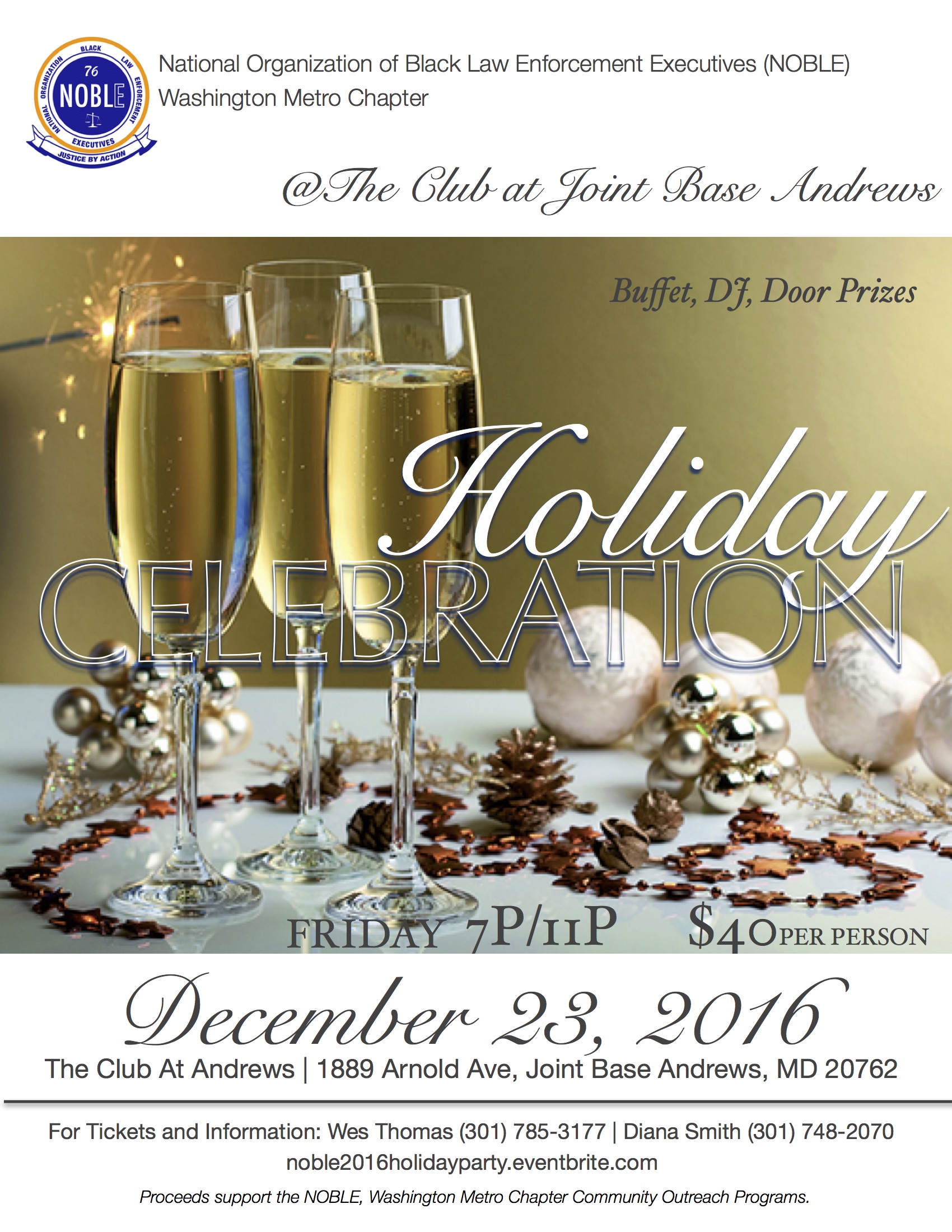 2016 holiday party flyer image